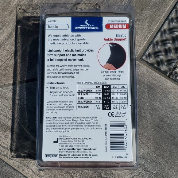 Mueller Elastic Ankle Support medium - Picture 3 of 3